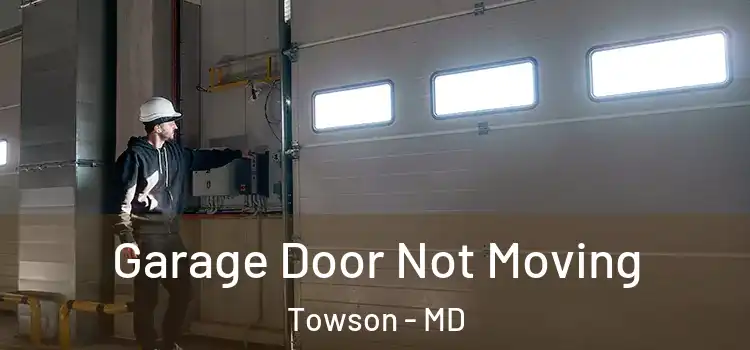  Garage Door Not Moving Towson - MD