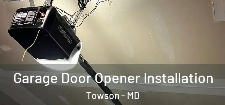  Garage Door Opener Installation Towson - MD