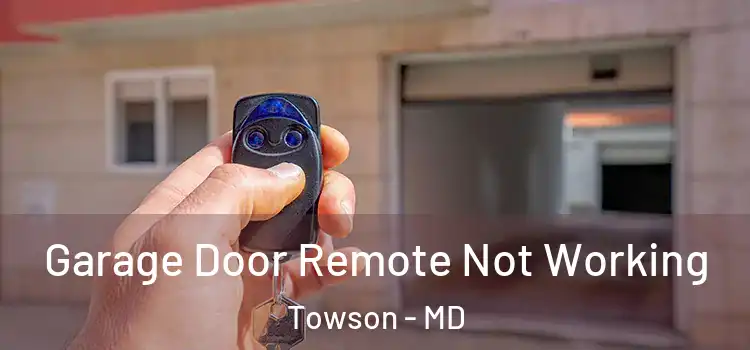 Garage Door Remote Not Working Towson - MD