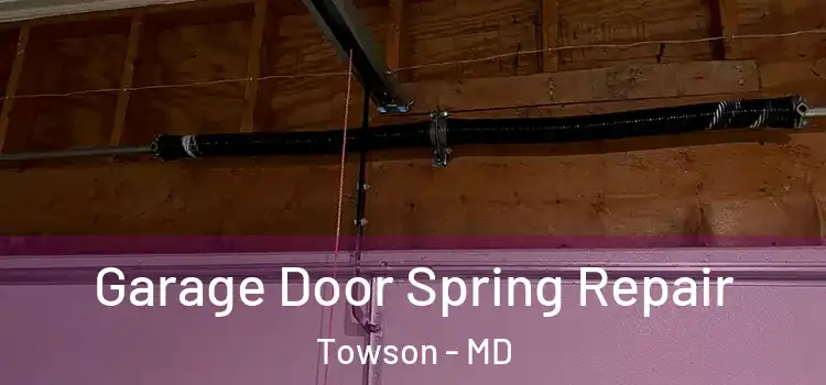  Garage Door Spring Repair Towson - MD