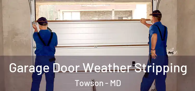  Garage Door Weather Stripping Towson - MD