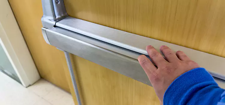 Installing a Push Bar on a Door Towson